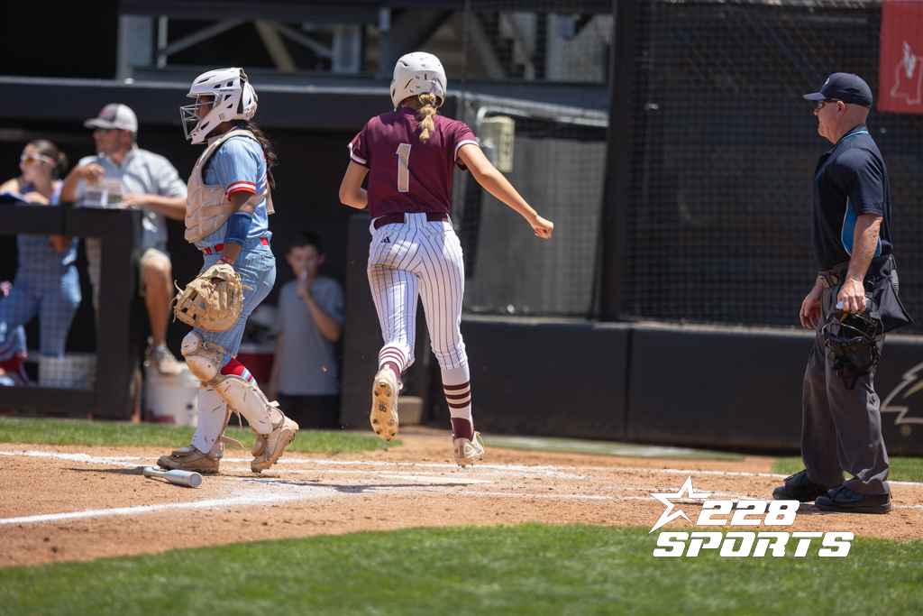 228Sports's tweet image. The 6A State Championship series is tied 1-1 between #GeorgeCounty and #NeshobaCentral. The Lady Rebels took Game 1 (4-1), but the Lady Rockets answered in Game 2 (7-6). Game 3 is set for Saturday, May 17 at 10 AM at Southern Miss. 📸 Sonja Shamblin / #228Sports