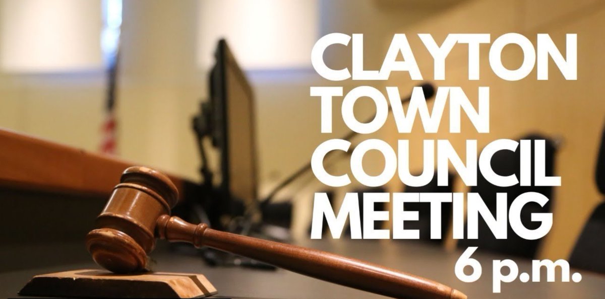Join us at the Clayton Town Council meeting on Mon, May 19, at 6 pm. This meeting includes the first public hearing for the FY2026 Budget. Citizens are invited to attend. Clayton Town Hall is located at 111 East Second Street.

Full agenda: info.ClaytonNC.org/cToW50VTZYa