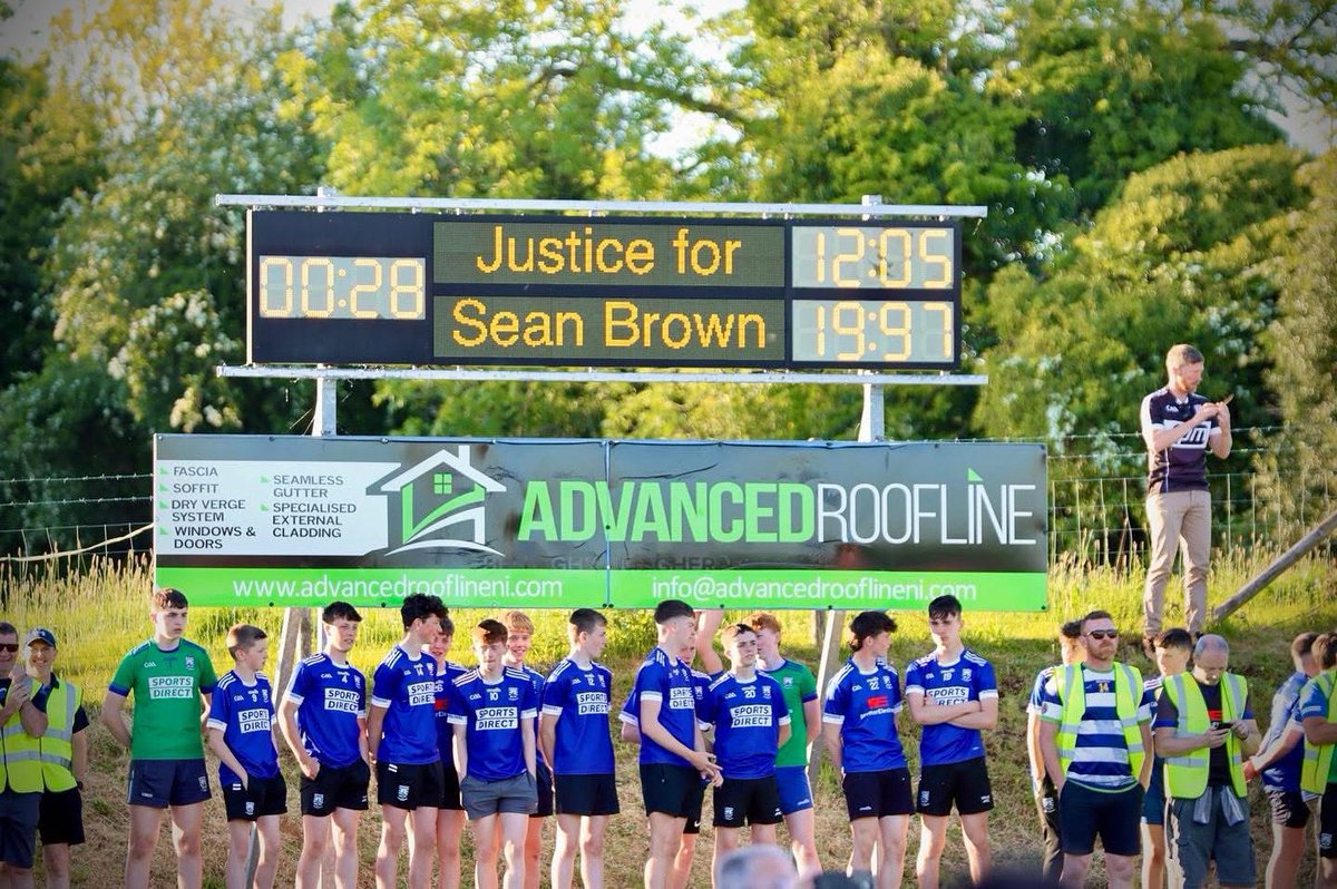 A very powerful and emotive evening back home  in <a href="/BellaghyGAC/">Bellaghy Wolfe Tones GAC</a> as part of  “The Walk for Truth” in support of the Brown family and my chairman Sean Brown. 

The British government must do the right thing. 

#justiceforseanbrown