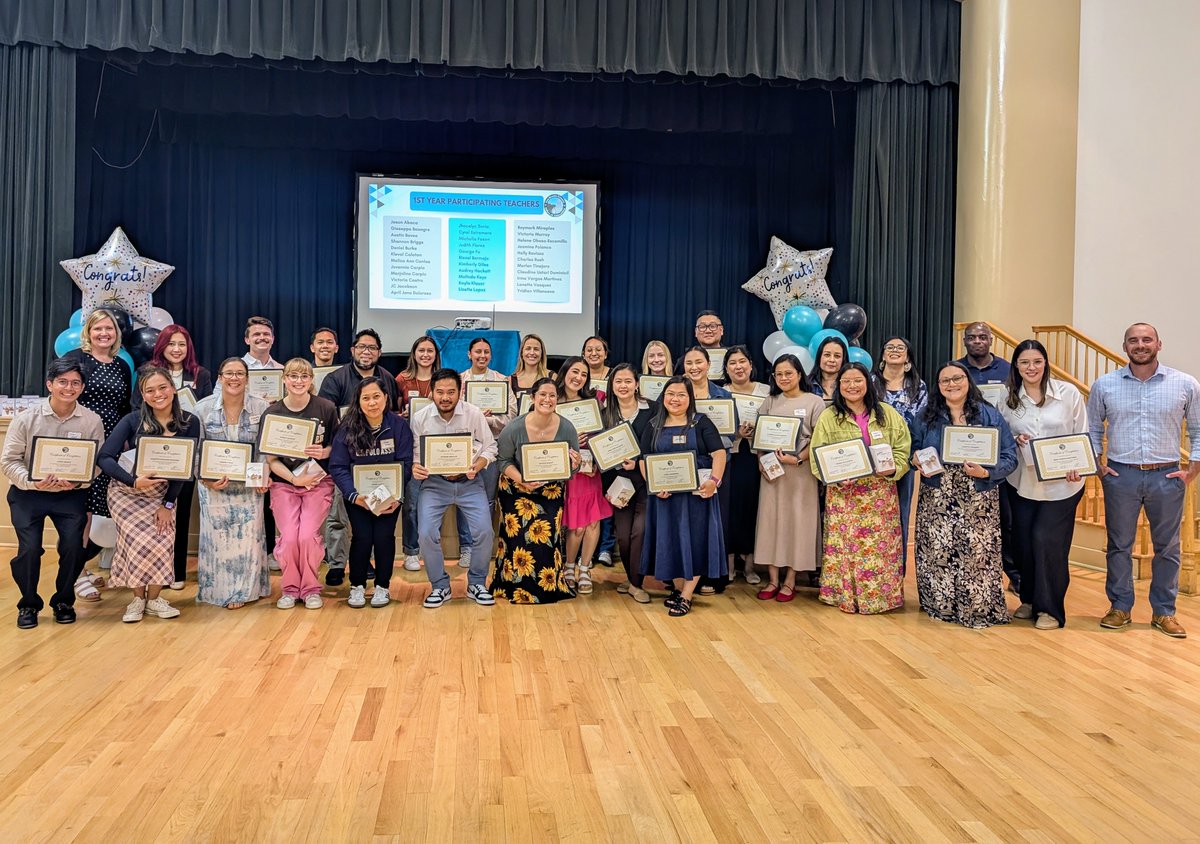 SBCOE95023's tweet photo. Congratulations SBCOE Teacher Induction Participating Teachers! 32 teachers finished year 1 and 23 completed year 2 and will receive their CA Clear Credential. Thank you also to our  Induction Coaches &amp; Program Advisors for your support of new teachers! #sbcoeEducates https://t.co/WQ3sdstUbP