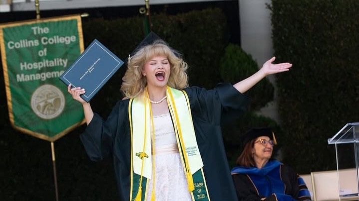calpolypomona's tweet image. Alumni status: unlocked 🔓
Enjoy this moment, Collins College of Hospitality Management! #CPPgrad
