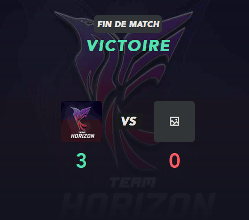 C'est un FF des dps torrides !

Victoire donc sur tapis vert pour notre équipe qui reste en tête de la poule avec 3 victoires en 3 matchs ! 🔥

On vous tient informé de la suite, mais ça sent bon les play-offs de division 👀