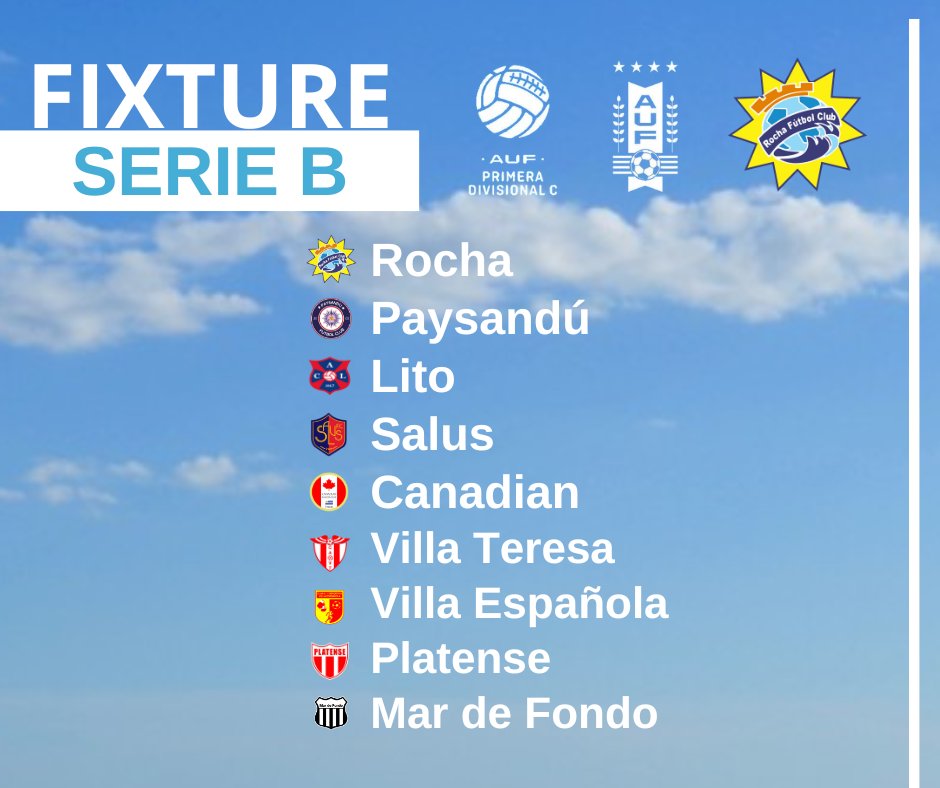 ¡Vuelve lo lindo!
¡Vuelve Rocha! 🤗
Nuestro camino para este Campeonato 2025 de la <a href="/DivisionalCAUF/">Primera Divisional C</a> 🏆
⚽️ #PrimeraC

#CelesteDelEste 🩵
#LosDeLaVaca 🐄