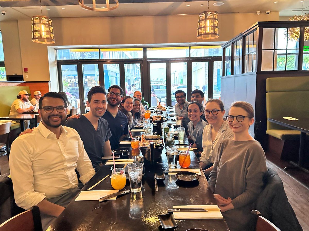 BIDMC CV Fellowship (@bidmcvfellows) on Twitter photo At the end of every academic year, the F1’s and F2’s have a half day retreat with our program leadership to share feedback on the program and ideas for improvement. One of the highlights of the day is post-retreat sushi 🍣 with our program leadership and division chief! At the end of every academic year, the F1’s and F2’s have a half day retreat with our program leadership to share feedback on the program and ideas for improvement. One of the highlights of the day is post-retreat sushi 🍣 with our program leadership and division chief!