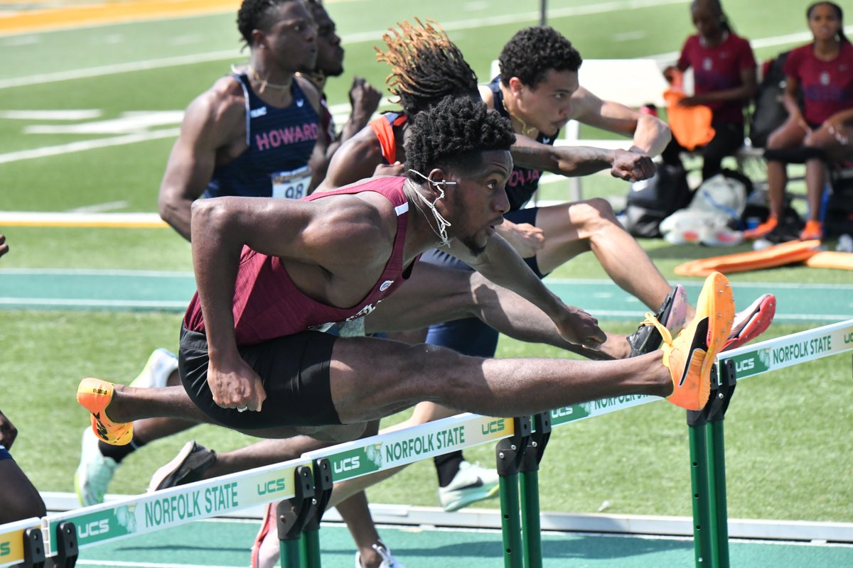UMESHawkTFXC's tweet image. Coming to the end of Day Two of the @MEACSports Championships.
Follow Saturday's finals on ESPN+.
#HawkPride | #SoarAboveandBeyond