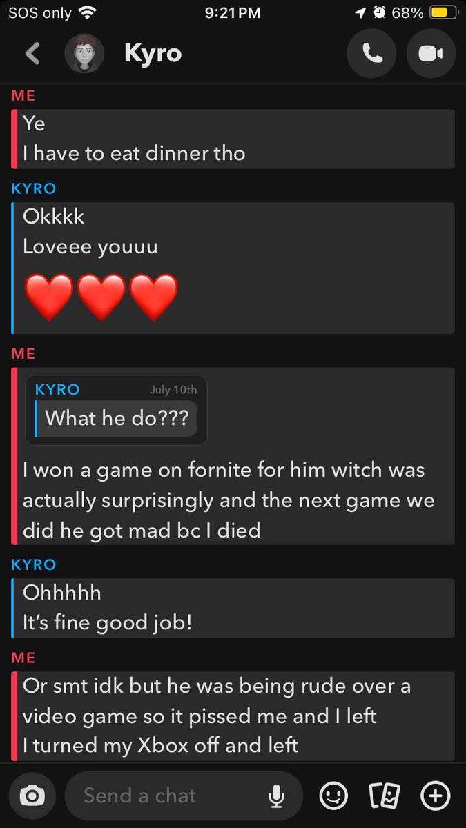 Exposing @/kyroftw_

in these screenshots provided below the girl is 15 and at this time the he (kyro) was 20 years of age this is truly sickening work. The reason i am making this tweet is to bring people like this to light people like this should never be allowed online. Thread