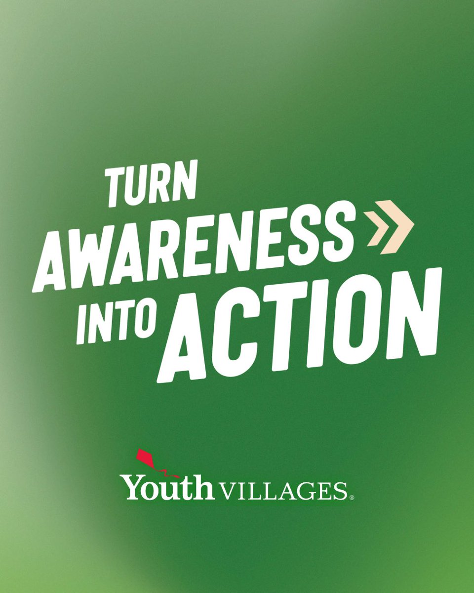 Prioritize your mental health. Proud to join <a href="/youthvillages/">Youth Villages</a> in supporting <a href="/MentalHealthAm/">Mental Health America</a>’s #TurnAwarenessIntoAction campaign—knowledge is power, but action creates impact. Follow <a href="/youthvillages/">Youth Villages</a> for ways to support yourself &amp; others. <a href="/901Fund/">@901Fund</a> #MentalHealthAmbassador