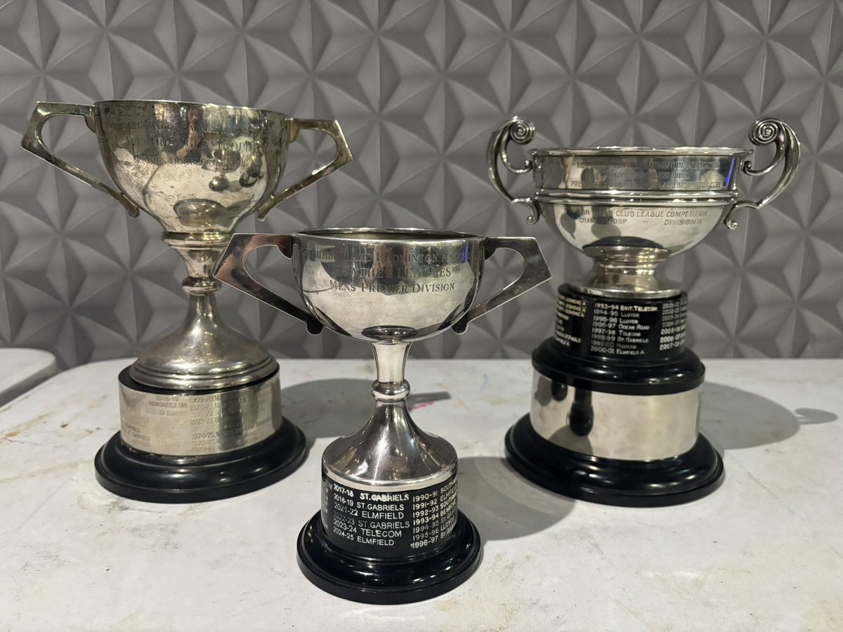 What a fab night at the Northumberland Badminton Association Presentation Evening! 🏸
Elmfield collected 3 trophies - Men’s Premier, Ladies’ Premier &amp; Mixed A! 🤩🏆🏆🏆 and Elmfield also came 2nd in the quiz! 📝 
Well done to Julie B, Alison &amp; Holly who organised the event! 👏🏻
