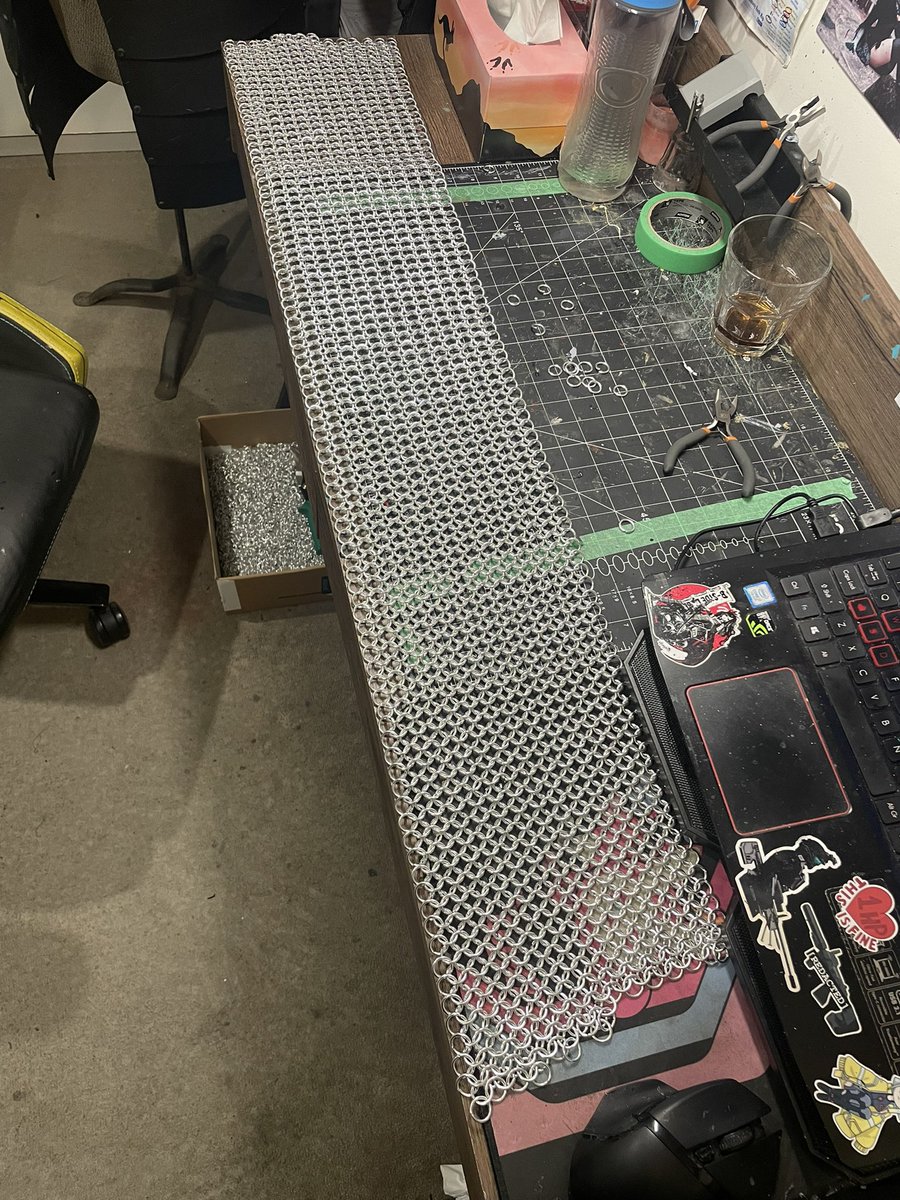 I’m making chainmail for the Observer *screams*