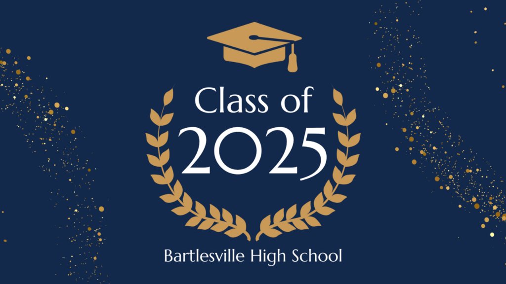 Class of 2025, remember,  Monday, May 19th, is Senior Walk and Award Ceremony.  Meet at 9 AM, be in cap and gown,  in the FAC. At 12:45 PM, we will be having our senior award ceremony in the auditorium. #bvillebruWIN