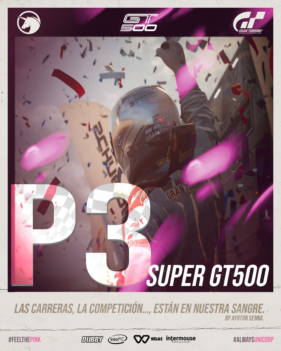 KYROS_ESPORTS's tweet photo. ⏱️QUALY:
P3⃣
P7⃣

🏁RACE:
P3⃣
P4⃣

Gran carrera de nuestros pilotos🦄 ¡ENHORABUENA!🙌 

#FeelThePINK💜 #FeelTheMOMENT