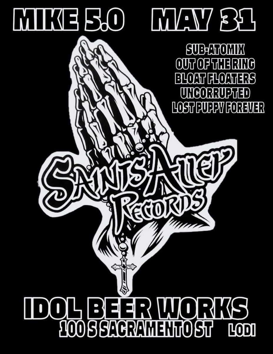 BloatFloaters's tweet photo. We’ll be playing Saturday May 31 at #IDOLBeerWorks in #Lodi. Jams kick off at 7pm. Come celebrate Mikes b-day, and listen to some sick bands.
#Punk #PunkSurf #Surf #SurfMusic #LiveMusic #Reverb #TheBloatFloaters #CentralValley #NorthernCaliforniaMusic #CaliforniaMusic #Music https://t.co/YkTbN7i3jv