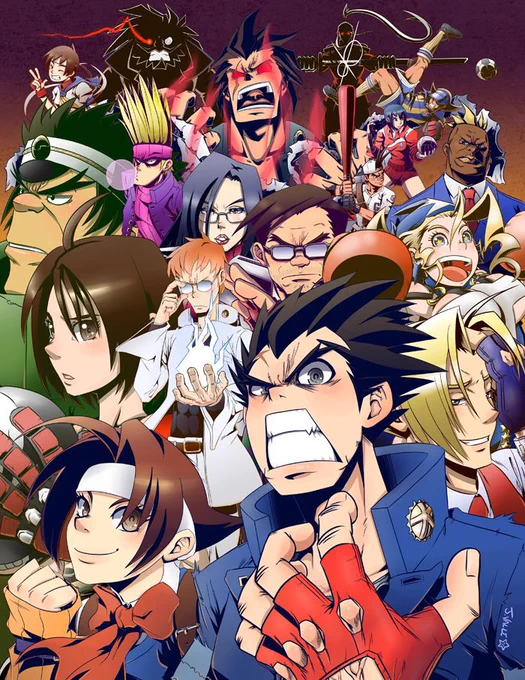 Happy Capcom Fighting Collection 2 day! Here is my Project Justice / Rival Schools art I've done over the years! :) 