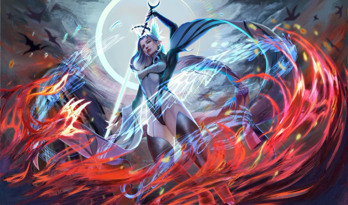 fan art of league of legends splash arts with my character Ellavel. Trying so hard to match the style!
#art #LeagueOfLegends #LeagueOfLegendsFanArt