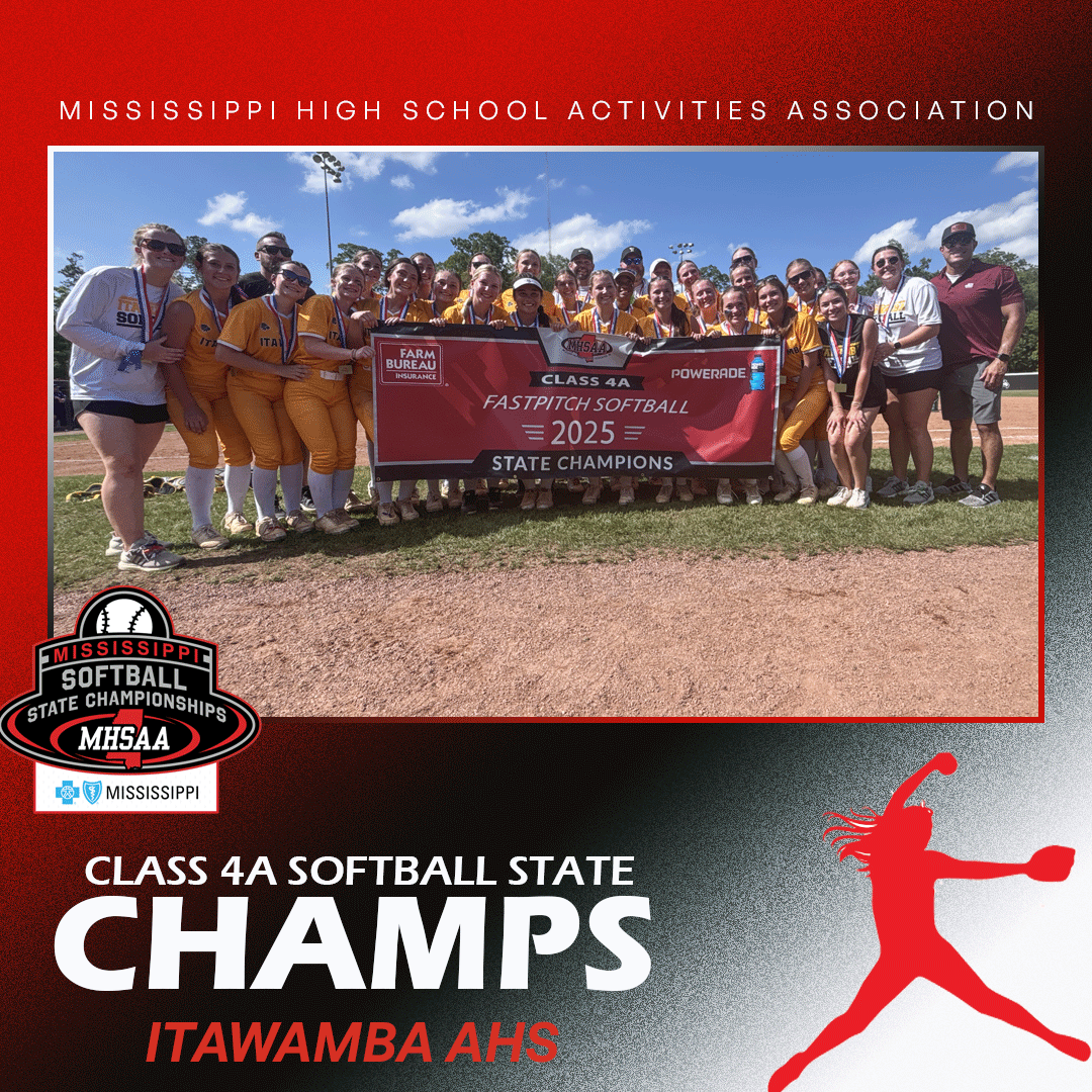 misshsaa's tweet photo. Congratulations to Itawamba AHS on winning the 2025 Softball State Championship for Class 4A!

@BCBSMississippi   | @LangstonLott https://t.co/V0wEyCMRrb
