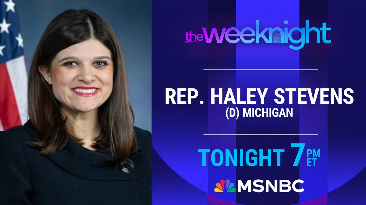 The Weekend on MSNBC (@theweekendmsnbc) on Twitter photo House Speaker Mike Johnson just had a big, embarrassing setback. <a href="/RepHaleyStevens/">Rep. Haley Stevens</a> joins "The Weeknight" to discuss the ramifications of the House Budget Committee voting down Trumpās budget bill and how red states could bear the brunt of Trump's tariff disaster. House Speaker Mike Johnson just had a big, embarrassing setback. <a href="/RepHaleyStevens/">Rep. Haley Stevens</a> joins "The Weeknight" to discuss the ramifications of the House Budget Committee voting down Trumpās budget bill and how red states could bear the brunt of Trump's tariff disaster.
