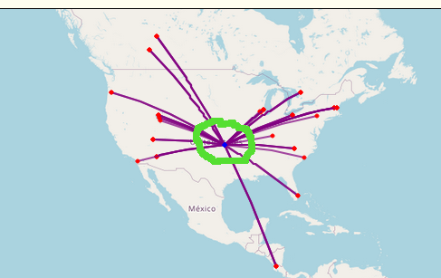 josefius's tweet photo. I activated #pota US-10658 again today and had better results than I did weeks ago. I also noticed a dead zone in the middle of my operating area from the #HamClock app; reliability map, and when compared to my RBN report, correlates precisely. #AmateurRadio #CW #CWMorse #FieldRadio