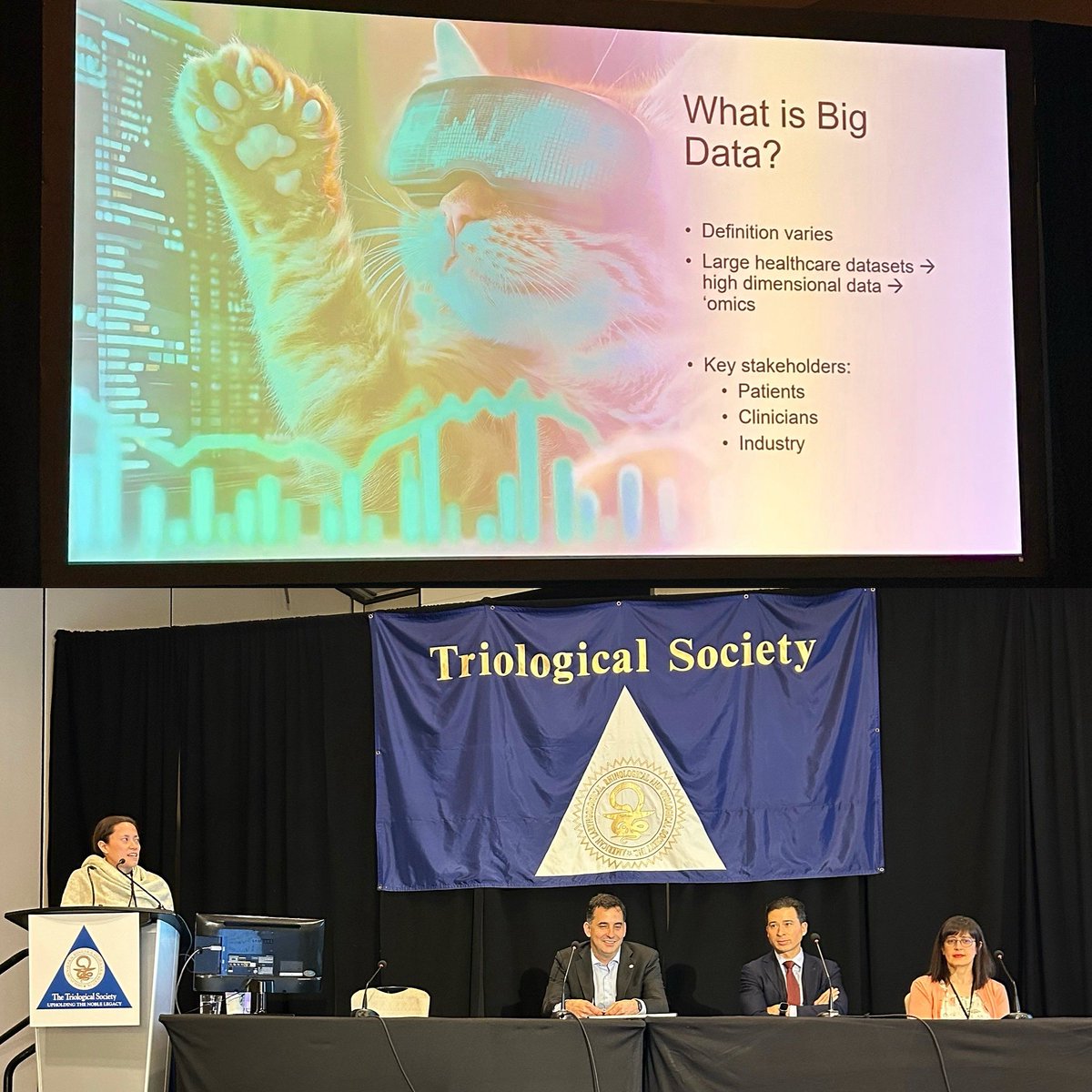 KU Otolaryngology - Head & Neck Surgery (@ku_ent) on Twitter photo Big Data in Otolaryngology panel <a href="/Triological/">The Triological Society</a> <a href="/__COSM/">COSM</a> #cosm2025 with <a href="/JenVillwockMD/">Jennifer Villwock MD</a> & <a href="/drandresbur/">Andres Bur, MD</a> @ku_ent, Anaïs Rameau MD MPhil <a href="/WeillCornell/">Weill Cornell Medicine</a>, <a href="/MatthewShewMD/">Matthew Shew, MD</a> <a href="/WashUMedENT/">WashUMedENT</a> & big data cat 😂 #ENTsurgery #WeAreOto #OHNS #OtoHNS #MedTwitter Big Data in Otolaryngology panel <a href="/Triological/">The Triological Society</a> <a href="/__COSM/">COSM</a> #cosm2025 with <a href="/JenVillwockMD/">Jennifer Villwock MD</a> & <a href="/drandresbur/">Andres Bur, MD</a> @ku_ent, Anaïs Rameau MD MPhil <a href="/WeillCornell/">Weill Cornell Medicine</a>, <a href="/MatthewShewMD/">Matthew Shew, MD</a> <a href="/WashUMedENT/">WashUMedENT</a> & big data cat 😂 #ENTsurgery #WeAreOto #OHNS #OtoHNS #MedTwitter