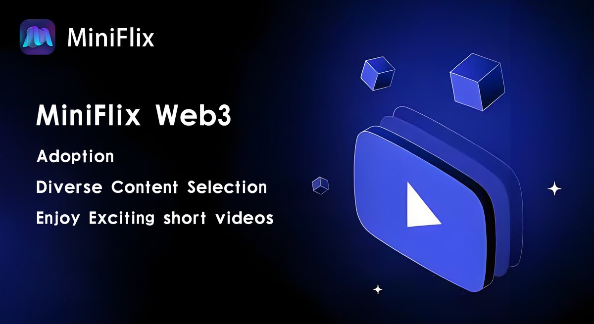 ⚡️MiniFlix is a transformative platform that merges #Blockchain #DEFI and #Entertainment to create a new ecosystem for creators, viewers and investors 🔥

#web3 #AI #REELS #trending #videos