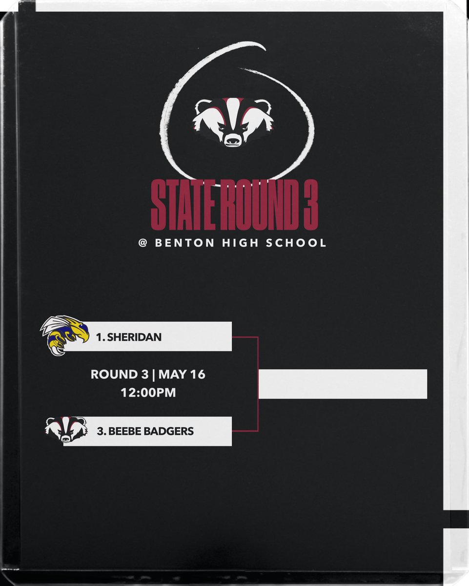 Badger Fans! Your softball team plays in the state tournament semi-finals! We need everyone there! It’s a rematch of state championship from last year! 
📍 Benton High School 
🎟️ gofan.co/event/3589892?…
⏰ 12:00pm
🆚 Sheriden
📺 youtube.com/live/Q_PwPghlN…