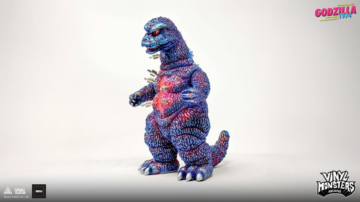 Experience the king of monsters like never before with this exquisite Godzilla 1974 sofubi by TYGTOY, transformed into a true masterpiece by renowned artist Kaiju Canvas. Every piece is a labor of passion, showcasing sophisticated painting techniques that blend artistry and