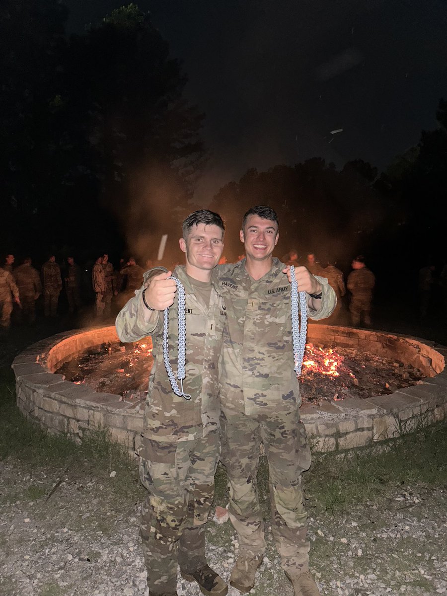 Very proud of Dylan earning the coveted “Blue Cord.” 5 months of Infantry Officer Leadership course. 7-15 mile ruck runs w/80lbs packs, rain, snow and heat in Georgia. He and his fellow warriors should be proud. Only a few make the cut.  Graduation in a week!!