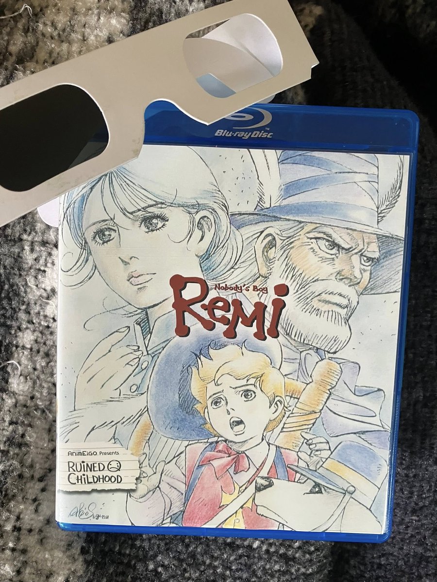 Glad to have this in my mitts--one of my all time fave Dezaki anime, but one I've only ever watched in raw Japanese (and half the FR dub as a kid.) So looking forward to a re-watch--we'll see how long I keep the 3D glasses on, but it's a fun bonus <a href="/AnimEigo/">AnimEigo</a>