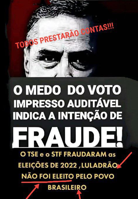 Saray_sandrac's tweet photo. Houve fraude eleitoral https://t.co/tU2wsKTBH1