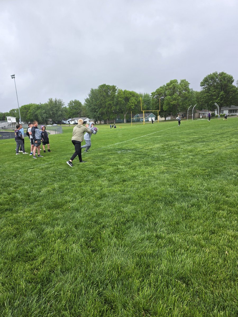 Our current CLGLR players coaching up the next generation at our 2025 Youth Camp! Over 100 kids out there today in the cold and rain!