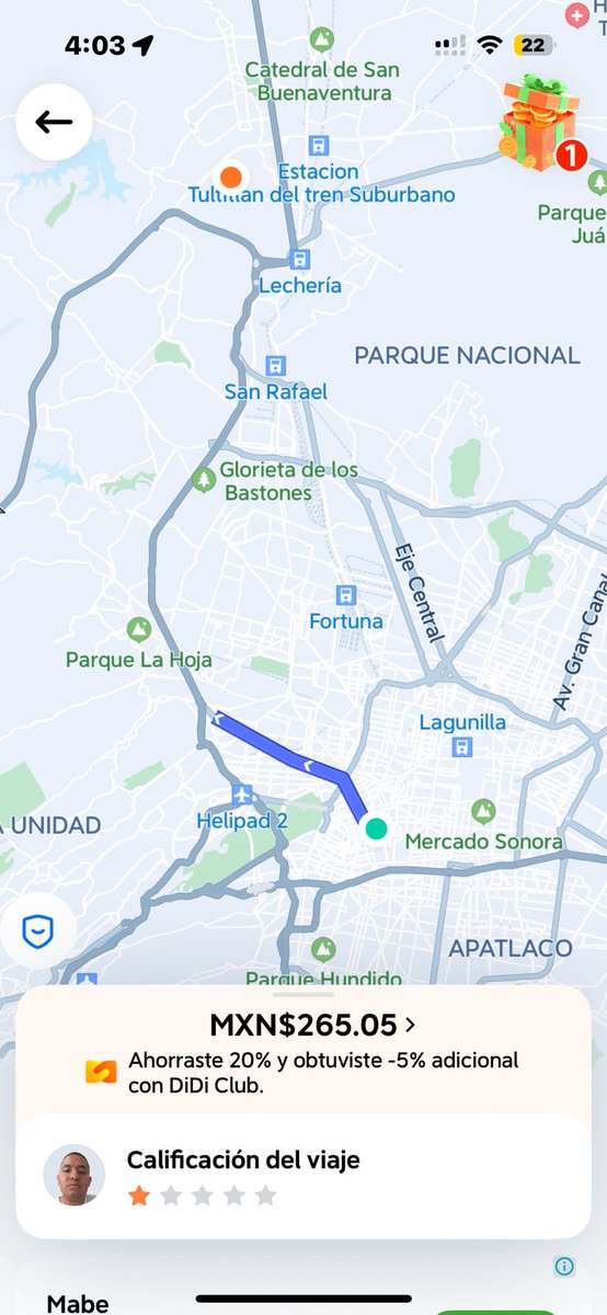 Ledessmasoy's tweet photo. Conductor de @DiDi_Mexico  me robó un paquete finalizó el viaje antes de llegar al destino y aparte la app me cobra el viaje completo que poca madre https://t.co/ciZblUDXvM