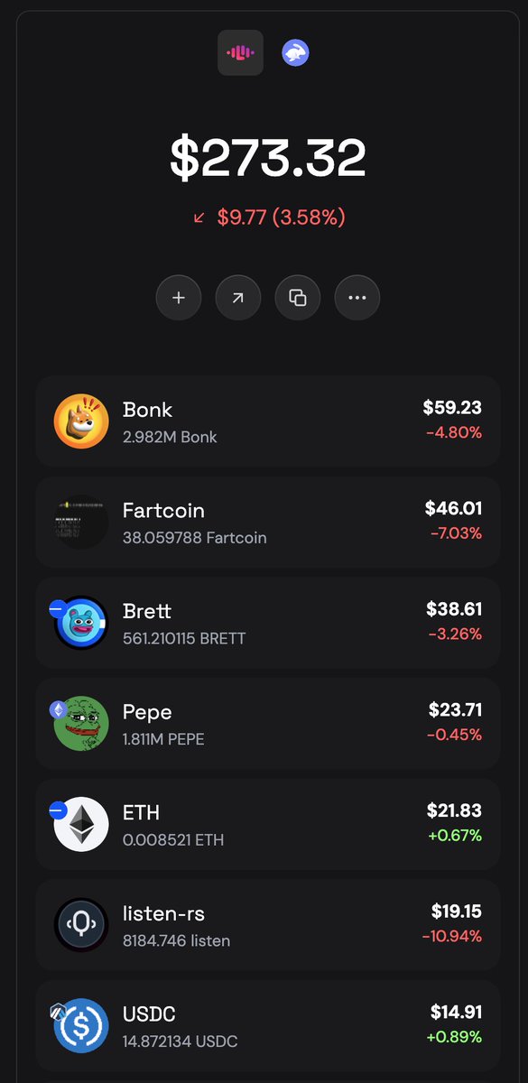see your PnL directly in Listen wallet

btw the backbone model changed - now just a notch slower but way more robust

github.com/piotrostr/list…