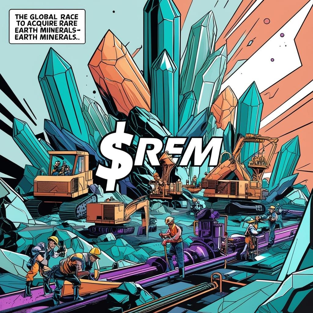 The $REM mines are running dry.

<a href="/POTUS/">President Donald J. Trump</a> and <a href="/ChineseEmbinUS/">Chinese Embassy in US</a> are desperately trying to secure a deal - once this happens the supply shock will be devistating.

Mine your own bags before it's too late.

The miners are securing as much of the supply as possible and are DIAMOND