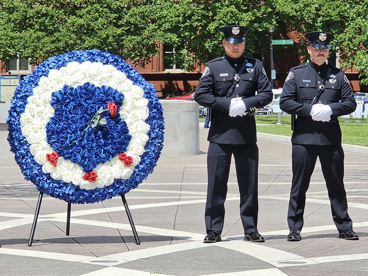 During National Police Week, members of our agency traveled to Washington, D.C. to attend events at the National Law Enforcement Officers Memorial, where law enforcement personnel from across the country gathered to honor those who gave their lives in the line of duty.