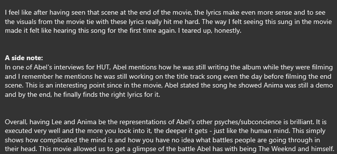 Short analysis of the main characters in the Hurry Up Tomorrow movie.

❗️SPOILERS MENTIONED❗️