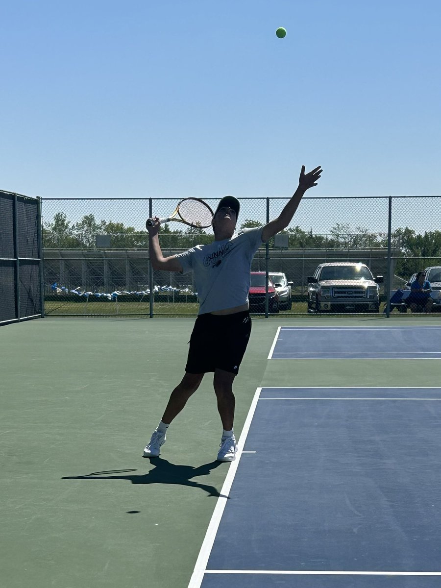The GCHS boys wrapped up their season at the KSHSAA 6A State Tennis Tournament today in Junction City! Great season Buffs! #1HERD