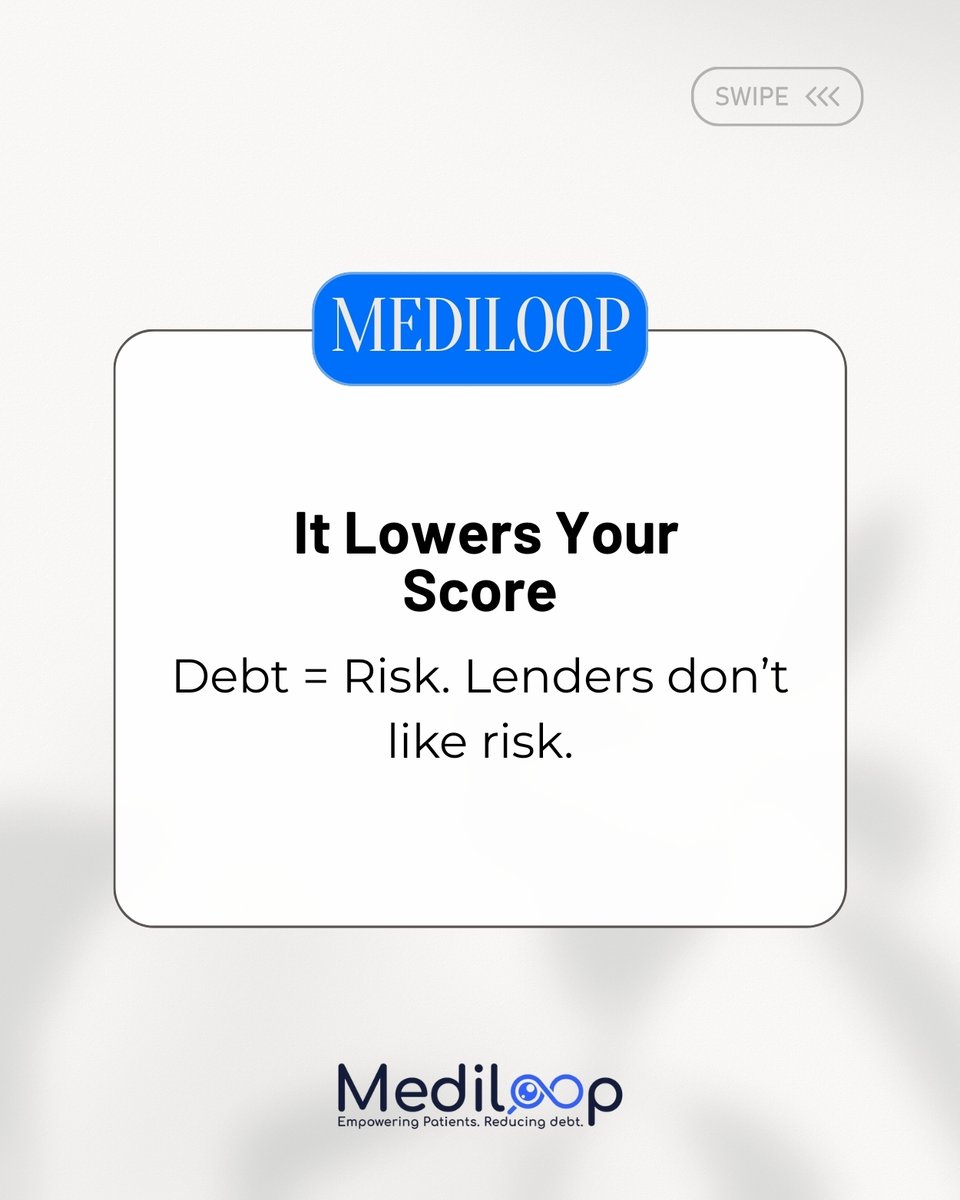medi_loop's tweet image. A wrong bill today = bad credit tomorrow.
You deserve accuracy and peace of mind.

#CreditImpact #BillingAndCredit #ProtectYourScore #PatientFinance #MediLoop