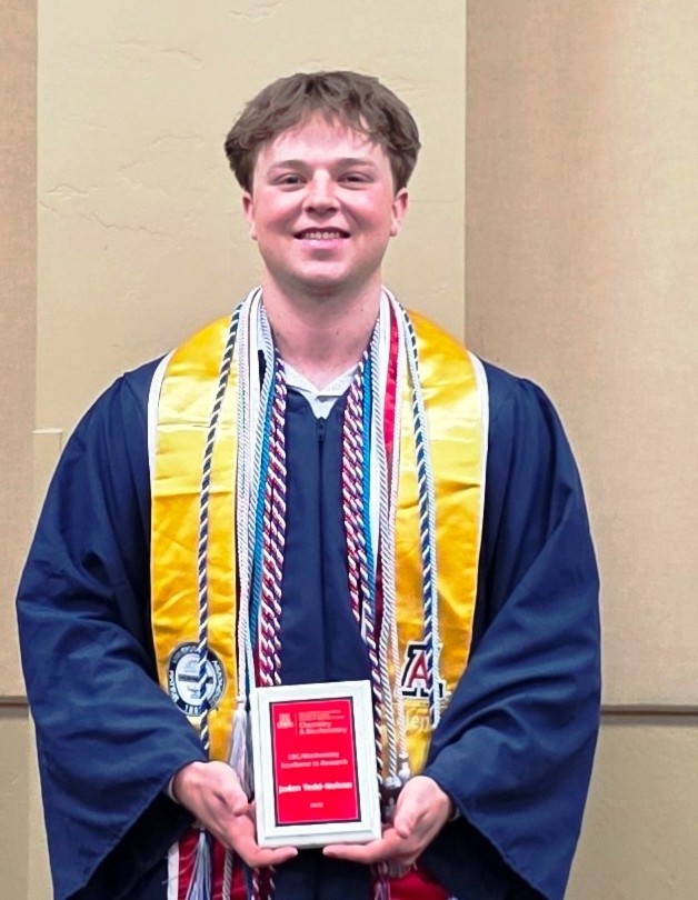 Congratulations to Jaden Todd-Nelson, who was selected as the second place senior thesis awardee! Read more at: bit.ly/4kIAfkL