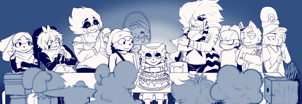 birthday gift for a friend (all his characters)