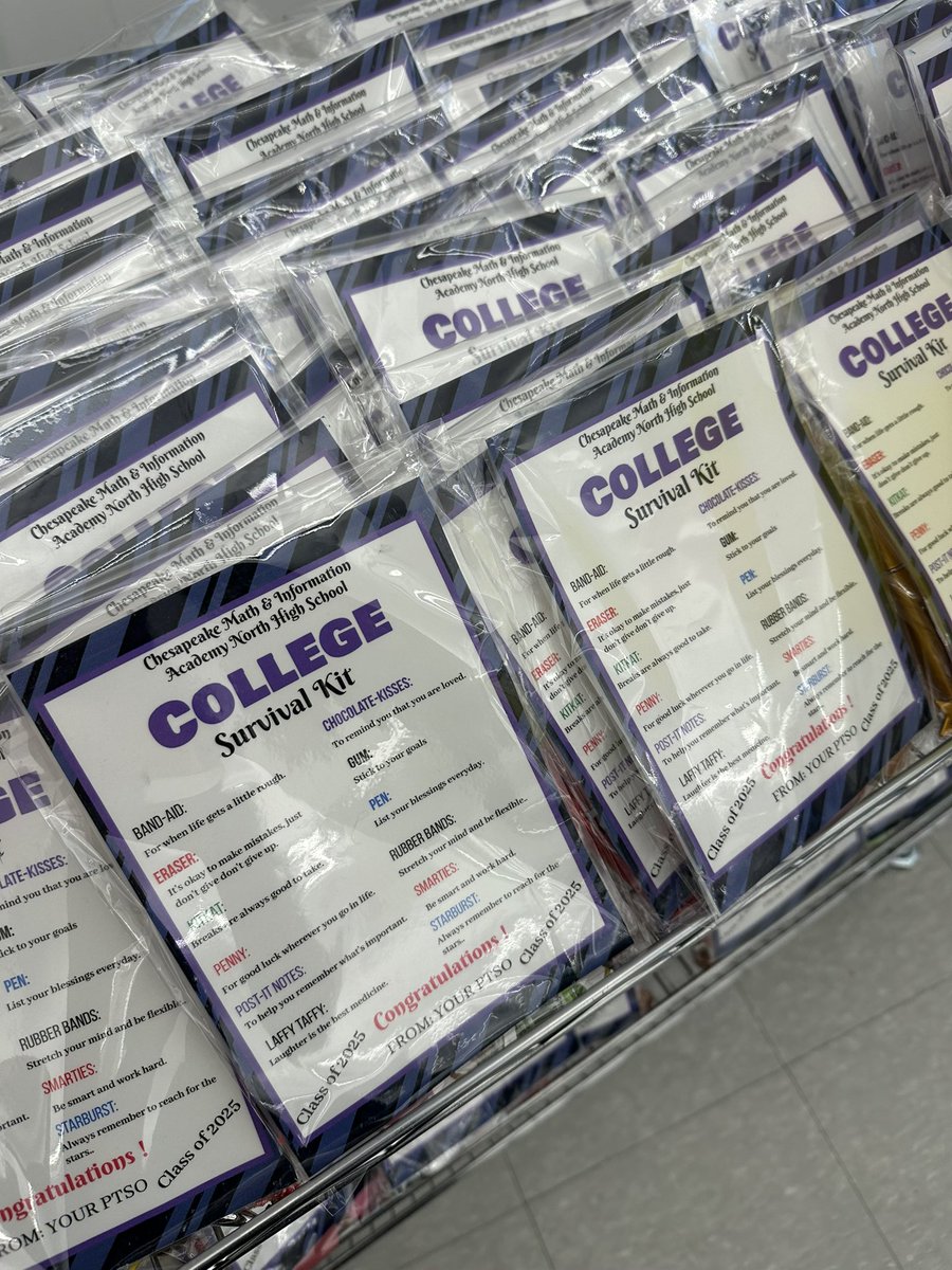 CMIT Academy (@cmitacademy) on Twitter photo PTSO is gearing up for our seniors! Sending college survival kits packed with all the essentials to help them tackle their next adventure. You've got this! #Seniors #CollegeBound #PTSO <a href="/usedgov/">U.S. Department of Education</a> <a href="/PGCPSSTEM/">PGCPS STEM</a> <a href="/pgcps/">PGCPS</a> <a href="/Charter_PGCPS/">PGCPS Public Charter Schools</a> PTSO is gearing up for our seniors! Sending college survival kits packed with all the essentials to help them tackle their next adventure. You've got this! #Seniors #CollegeBound #PTSO <a href="/usedgov/">U.S. Department of Education</a> <a href="/PGCPSSTEM/">PGCPS STEM</a> <a href="/pgcps/">PGCPS</a> <a href="/Charter_PGCPS/">PGCPS Public Charter Schools</a>
