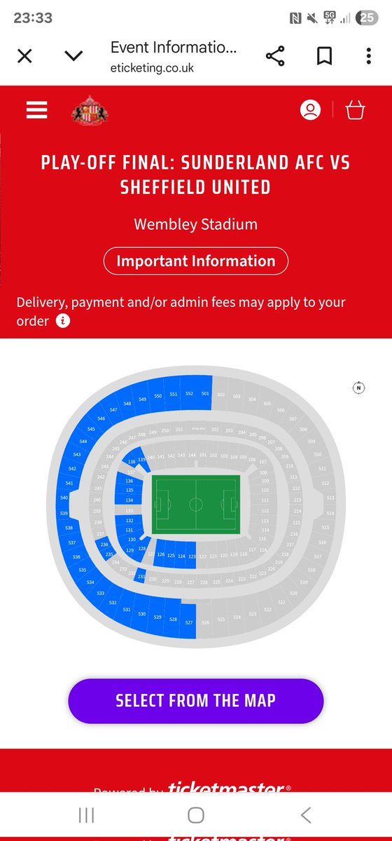 SAFCVIEW's tweet image. #SAFC saying tickets are sold out while this is just now🔴⚪️ theres loads still