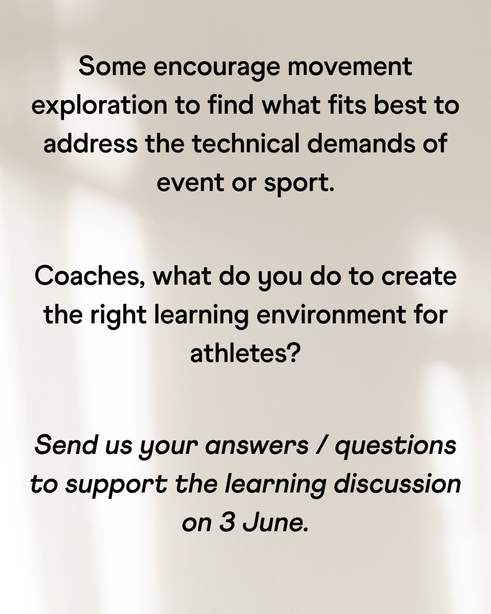 Next Coaching Matters forum is just around the corner. Think about the topic at hand and feel free to share your thoughts with us and thus enrich the discussion on 3 June. 

#coaches #coaches_learning