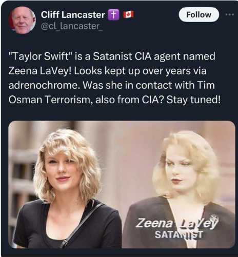 SpiesVespers's tweet photo. My new favorite conspiracy theory. It's got everything! Pop music! CIA! Satan! https://t.co/JchphCmWeI