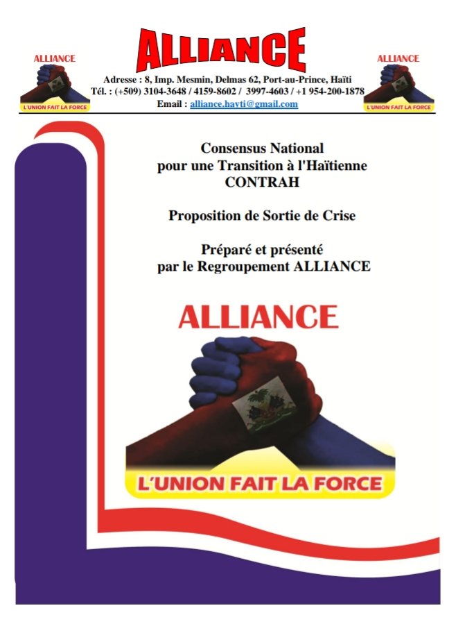 ALLIANCE_HAYTI's tweet photo. An'n siyen Yon nouvo CONTRAH https://t.co/0TpPX3JonZ