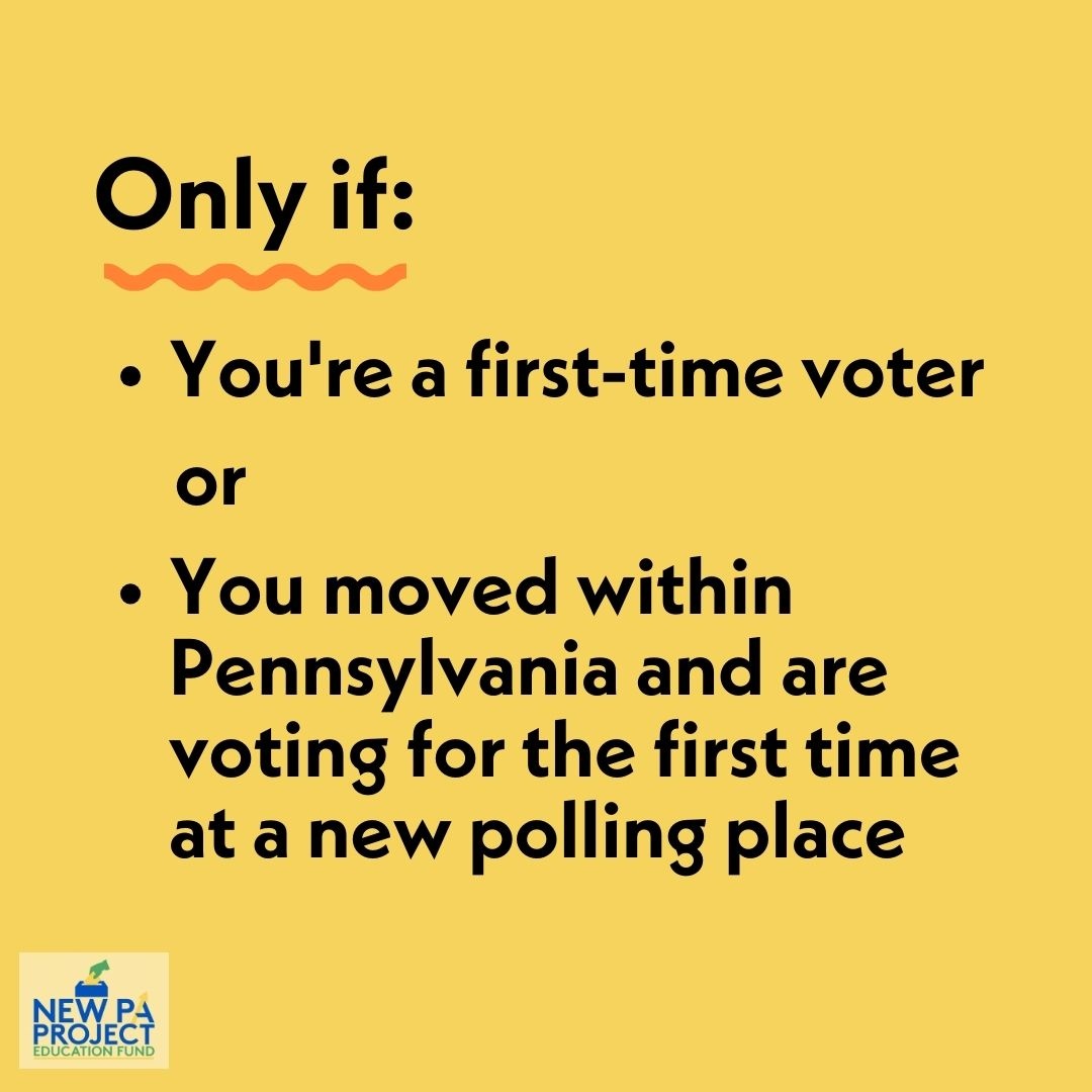 NPPEdFund's tweet image. Do you need to bring ID with you to the polls?

Only if you're a first-time voter, or if you moved within PA and are voting for the first time at a new polling place.

Find a list of valid IDs:
pa.gov/agencies/vote/…

#VoterEducation #GoVotePA