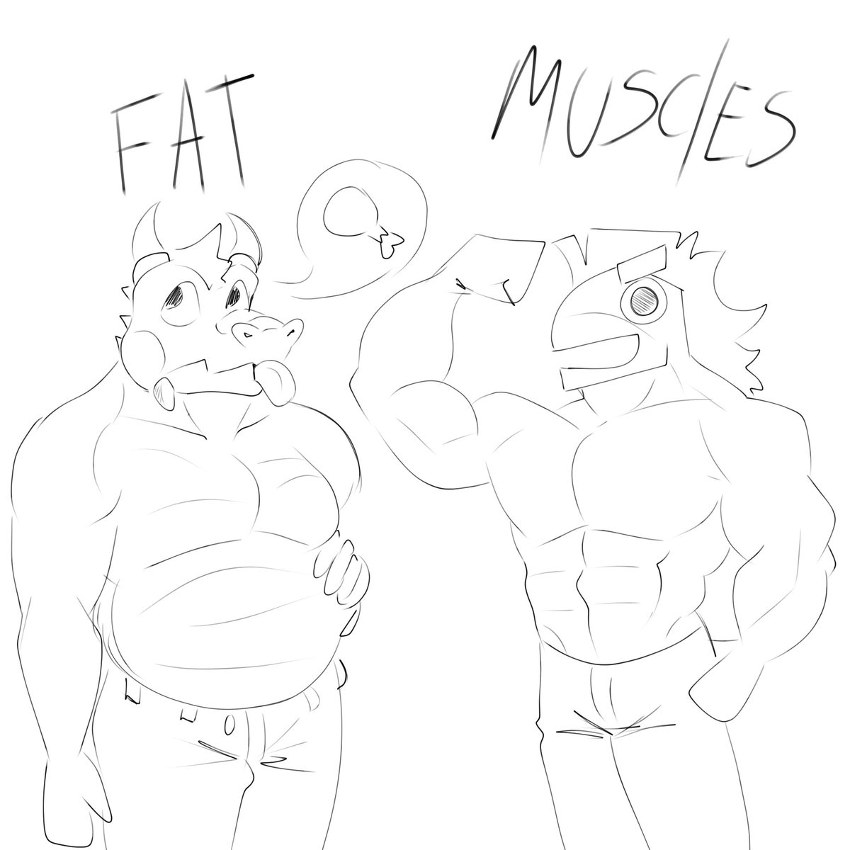 Ok The fat ones won #oc #originalcharacter #originalcharacters #Doodles ...