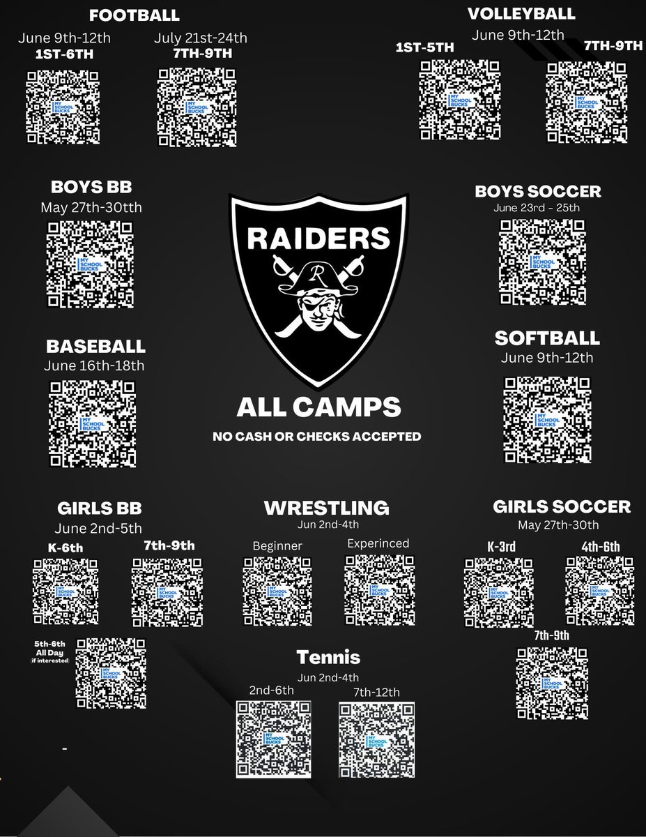 Come join us for camp this summer!