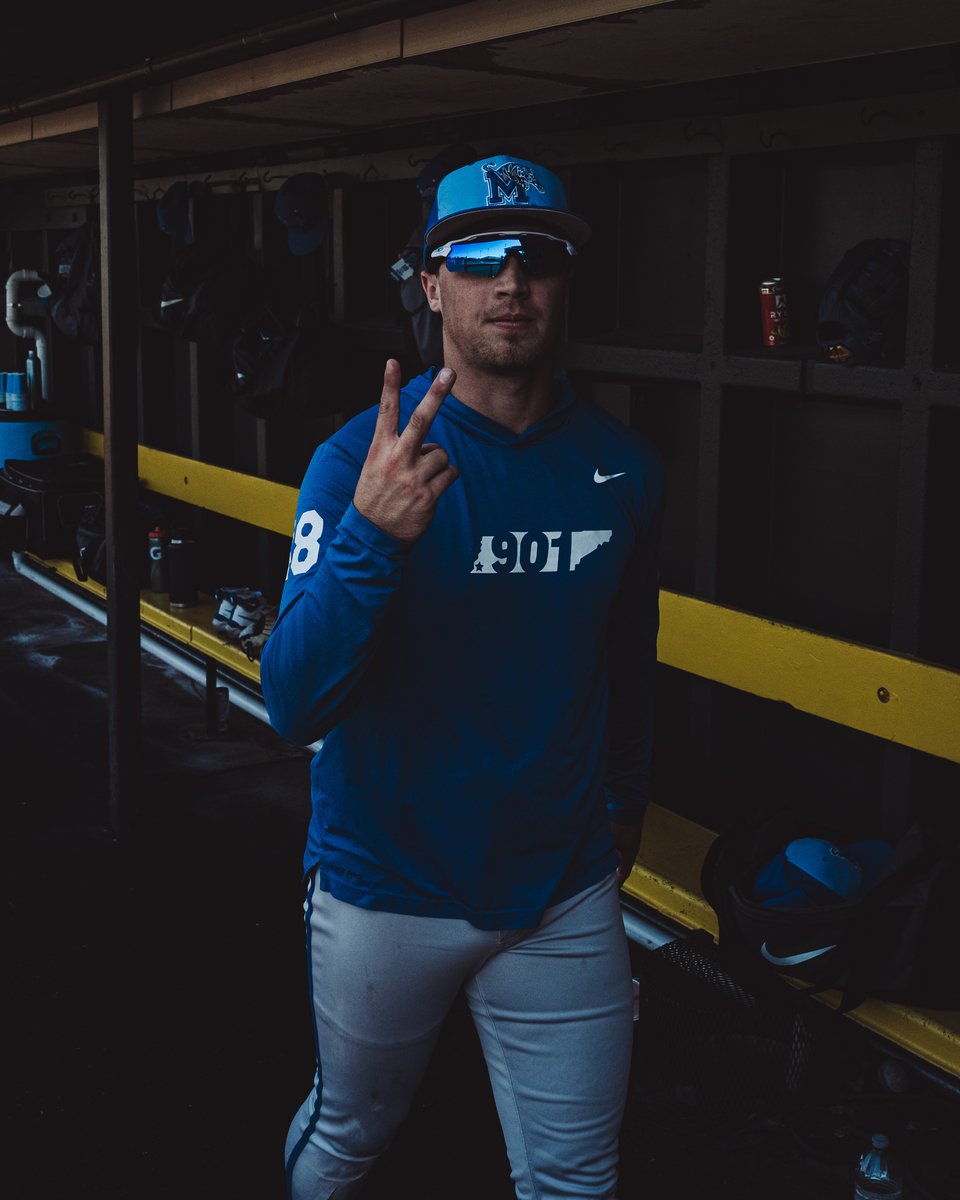 MemphisBaseball's tweet photo. Let's have a day fellas 🤘

#GoTigersGo | #MemphisRising https://t.co/WnqvKEulza
