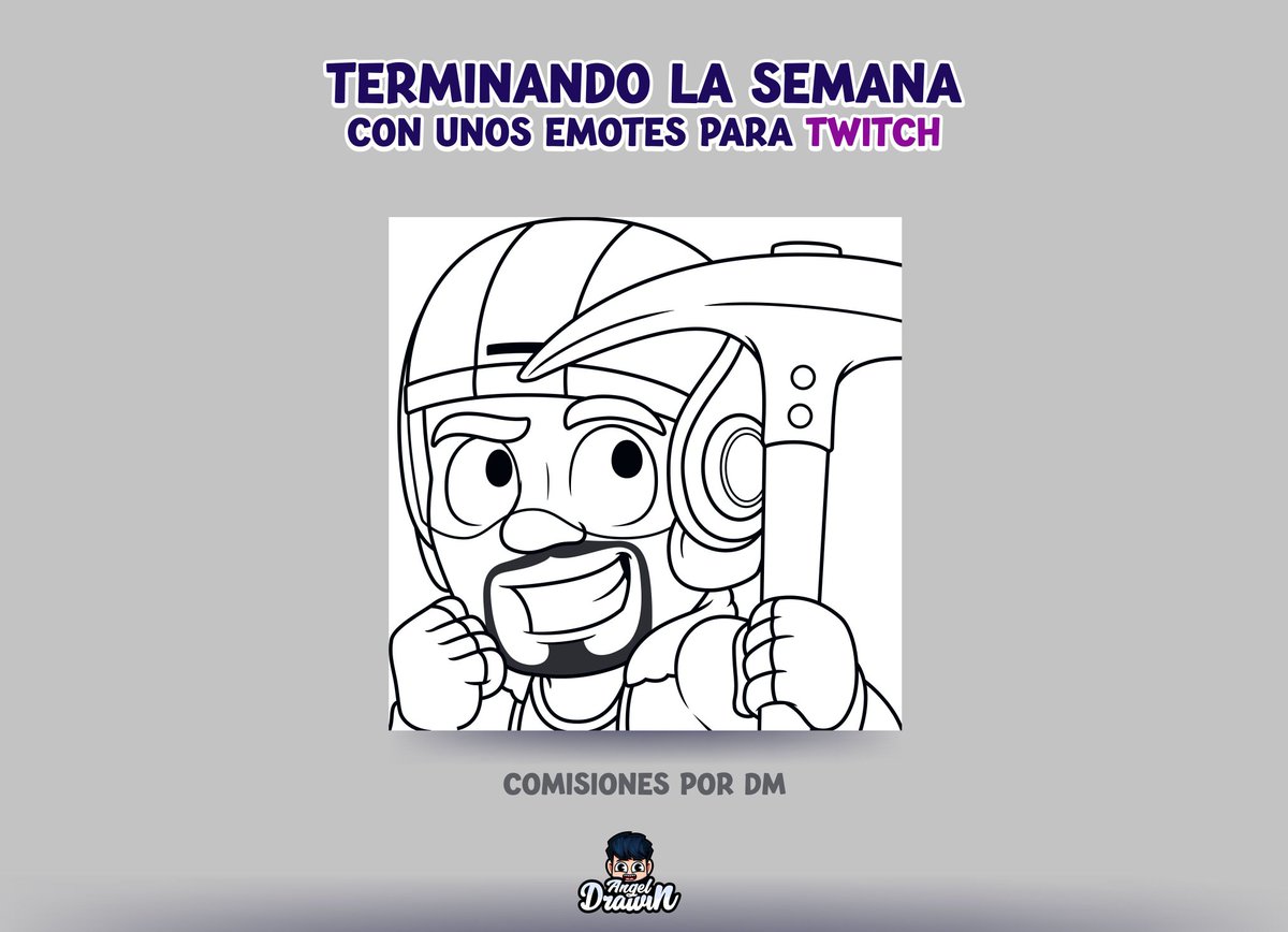 Viernes de nuevos emotes para la plataforma morada!! 👌🏻 Recuerden preguntar por sus diseños mediante DM 🤓