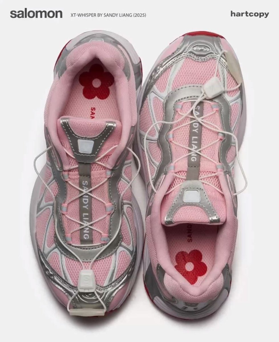 pinkglitterie's tweet photo. Sandy Laing x Salomon sneakers https://t.co/S6Lo0FZs5Z