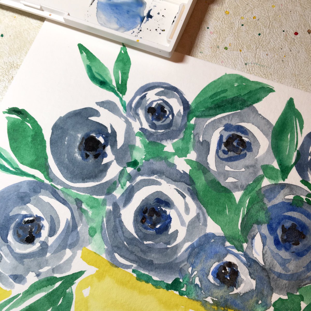 goodcheerkq's tweet photo. Flowers on Friday! Exploring new colors and loose florals! I hope you are having a fantastic and blessed day, friends! #sketchbook #flowersonfriday #artjournal #creativejournal #looseflorals #watercolors #funwithpaint https://t.co/w2AummOiMP